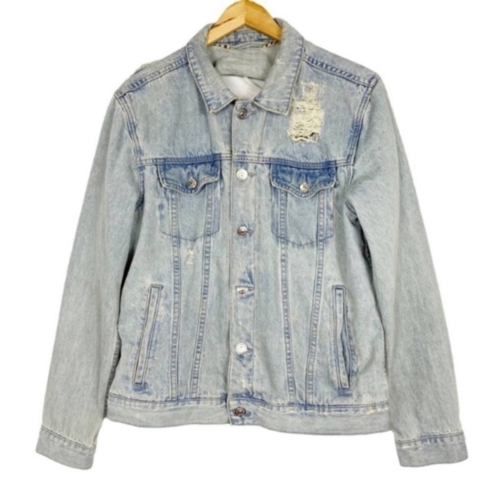 PacSun Distressed Denim Boyfriend Jacket